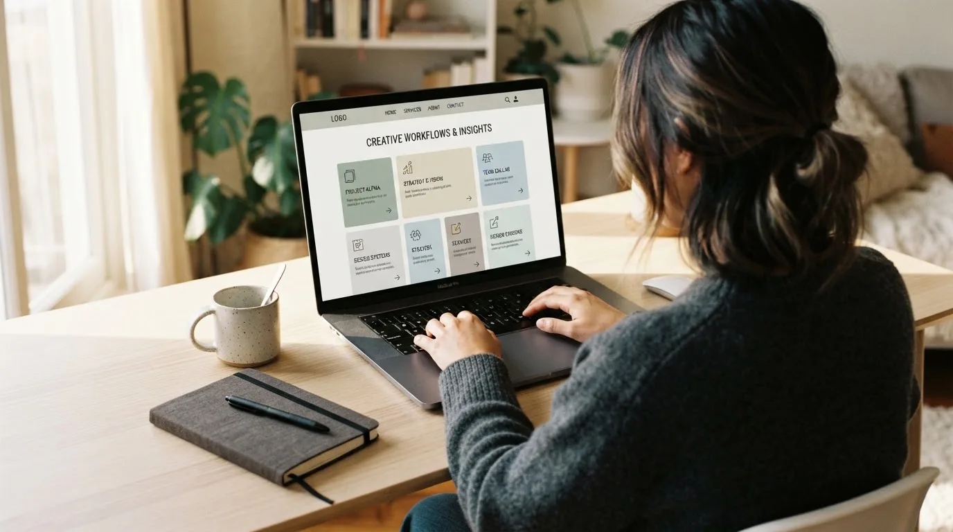 Persona davanti a un portatile che legge una pagina informativa sul gioco online in Italia — casino online italiani senza autoesclusione